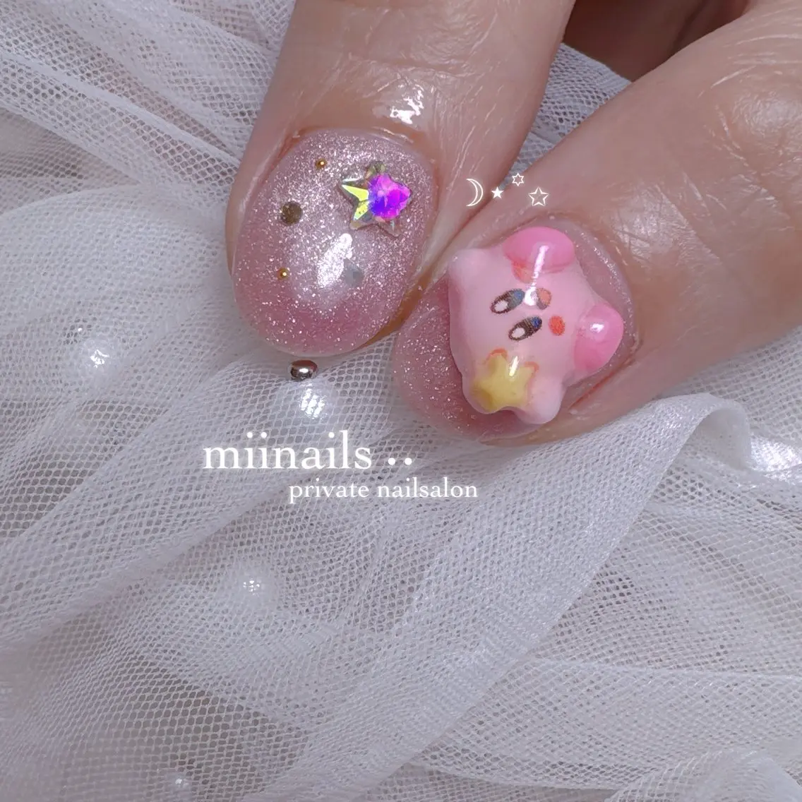 ネイル 韓国ネイル ワンホンネイル ハンドネイル nailsalon miinailsのネイルデザイン