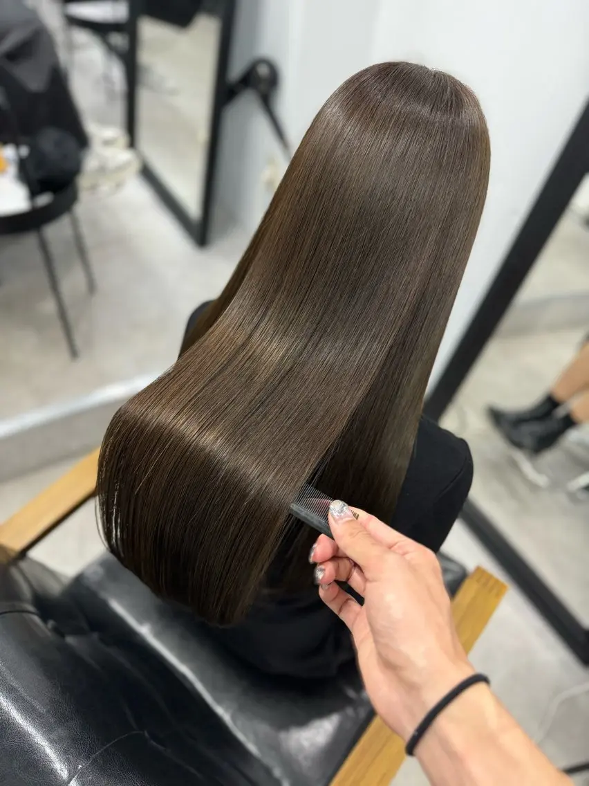 ロング トリートメント 京都河原町 髪質改善🌛‧˚花綸のヘアスタイル