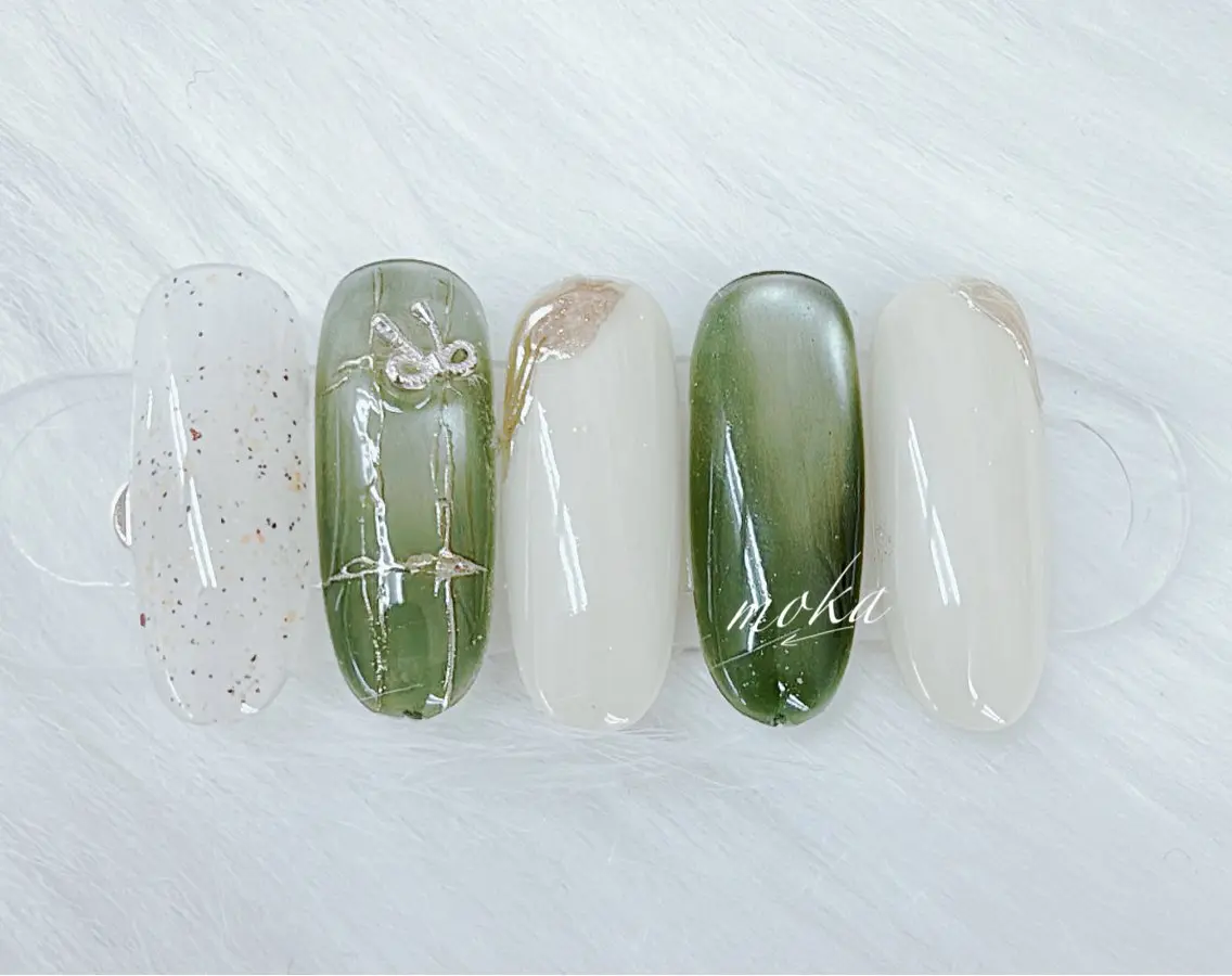 ネイル ハンドネイル ハンドケア 胡蝶蘭レディースサロ ンNailMOKAのネイルデザイン