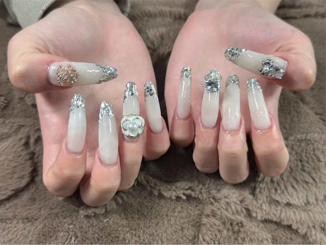 ロング salon kuuのネイルデザイン