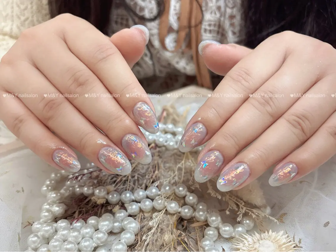 ネイル チークネイル ミラーネイル ハンドネイル ハンドケア M&Y NailSalonのネイルデザイン
