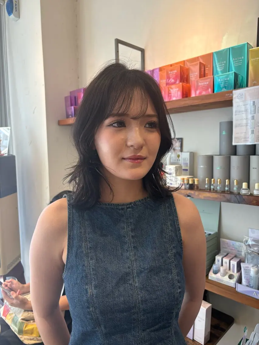 ミディアム ヘアカラー 透明感カラー 🧚‍♂️さえのヘアスタイル