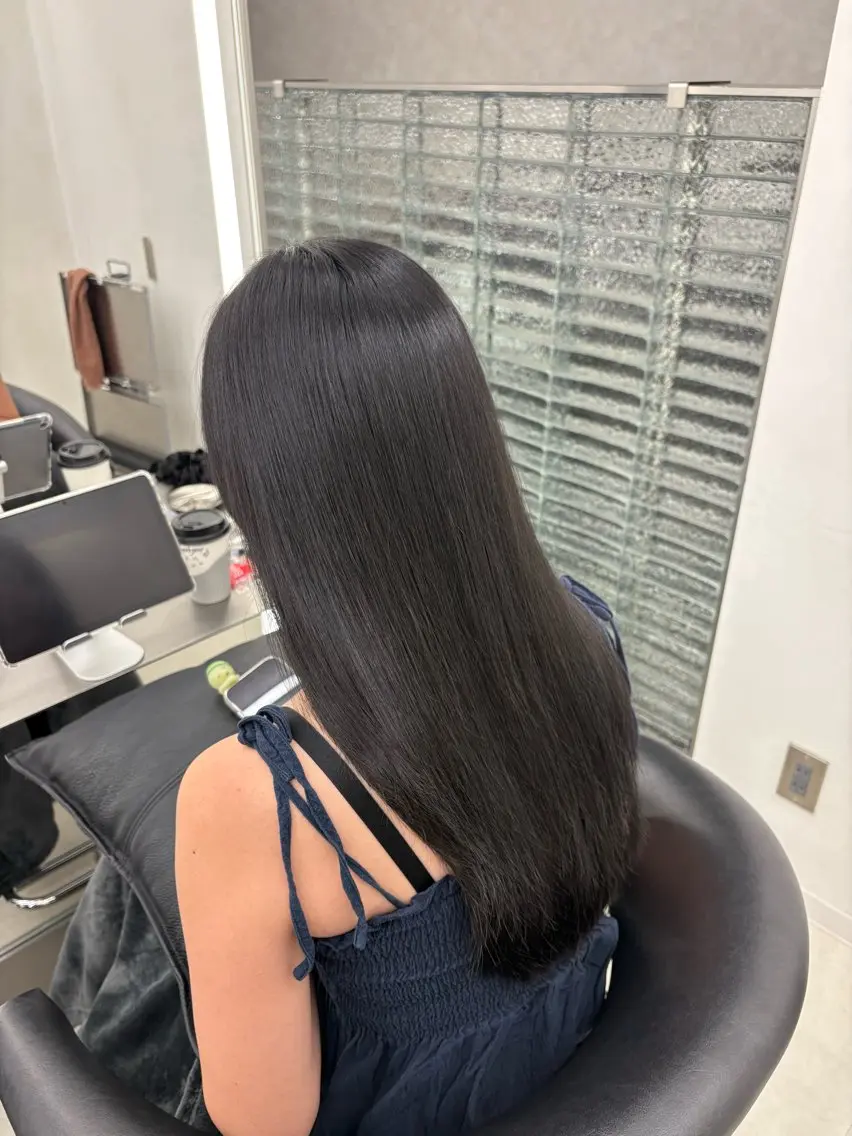 ロング カラー mikoto ☺︎/うる艶縮毛矯正のヘアスタイル