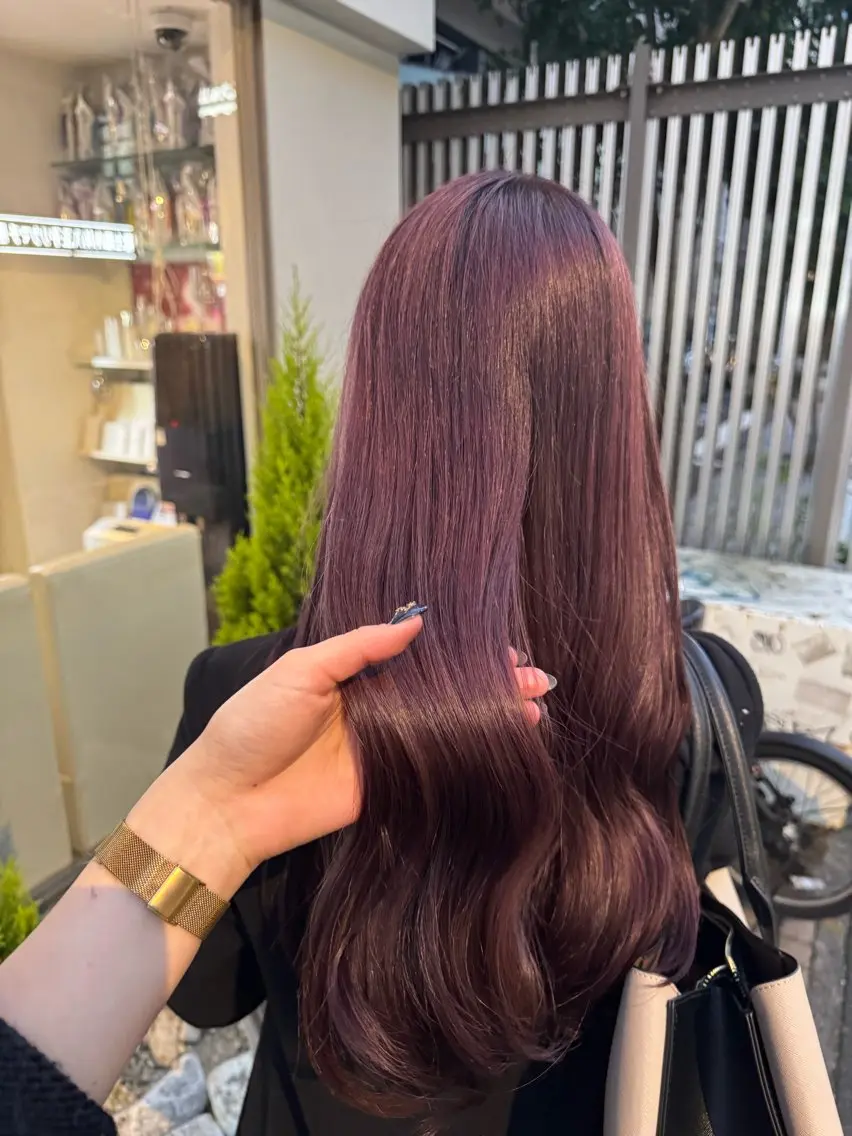 ロング カラー ヘアカラー トリートメント 透明感カラー🌱 🍑天野琴音🍑のヘアスタイル