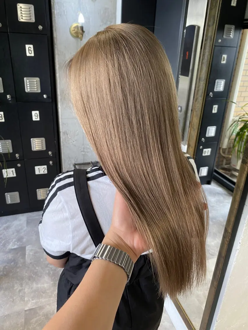 ロング カラー カット ヘアカラー トリートメント ヘアセット 🌻Insta指名 NO.1🌻Shoのヘアスタイル