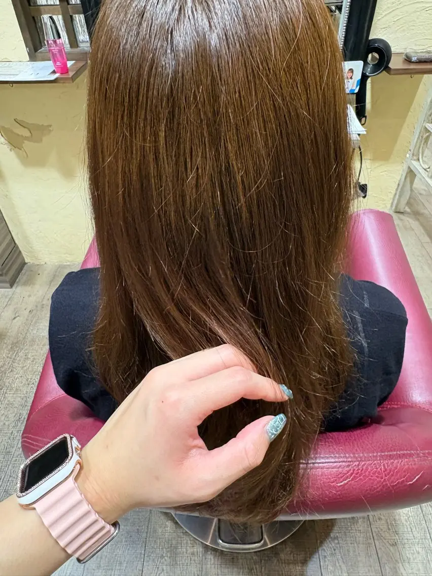 ロング 宇井 沙世子のヘアスタイル