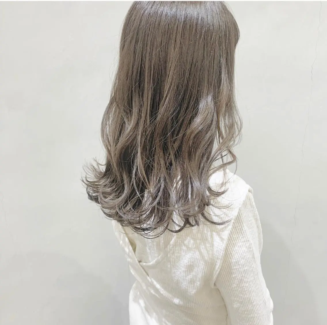 セミロング カラー ヘアアレンジ カット ヘアカラー トリートメント Aloa透明感ヘア ♡kanami♡のヘアスタイル