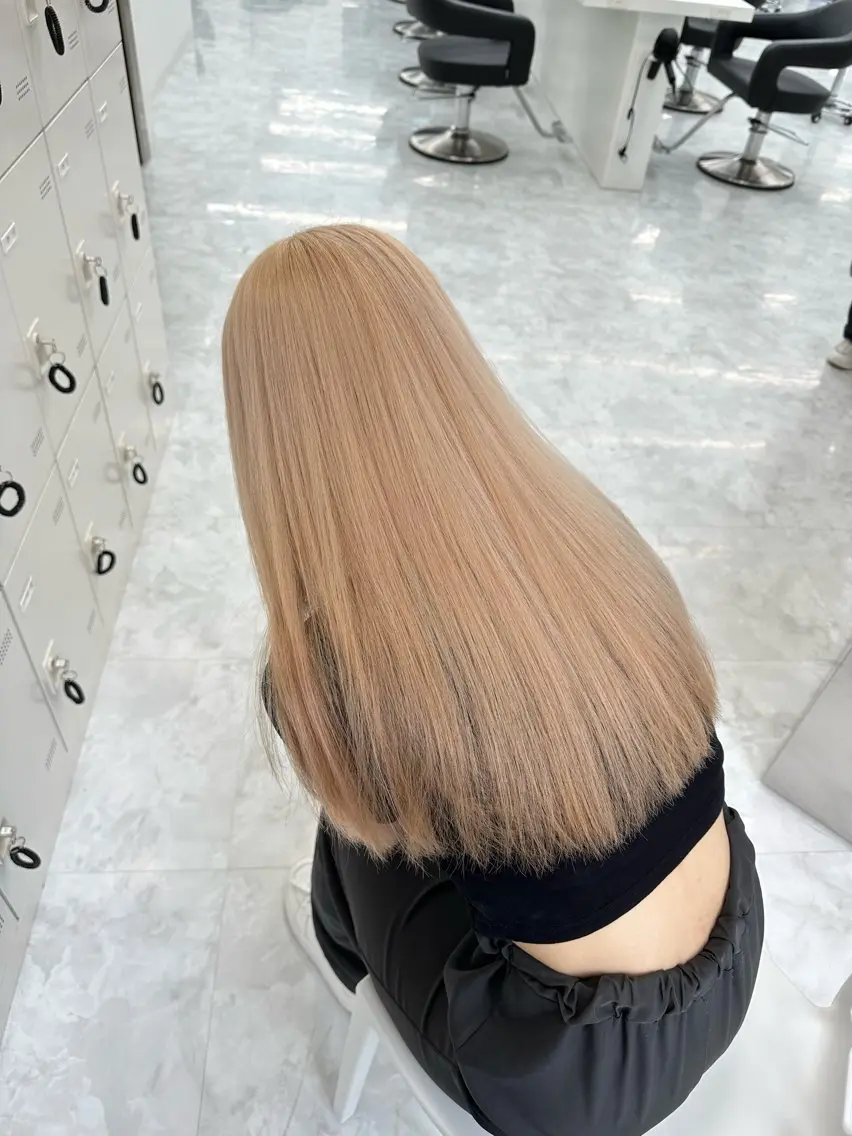 ロング カラー ヘアカラー トリートメント レイヤーダブルカラー KYONのヘアスタイル