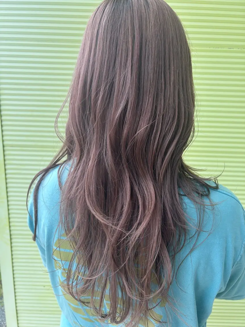 ロング カラー ヘアカラー 宮ヶ野 由樹のヘアスタイル