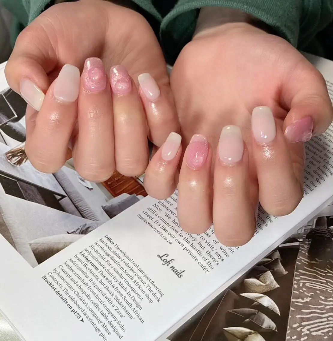 ミディアム ネイル Lofi nails ゆきこのネイルデザイン