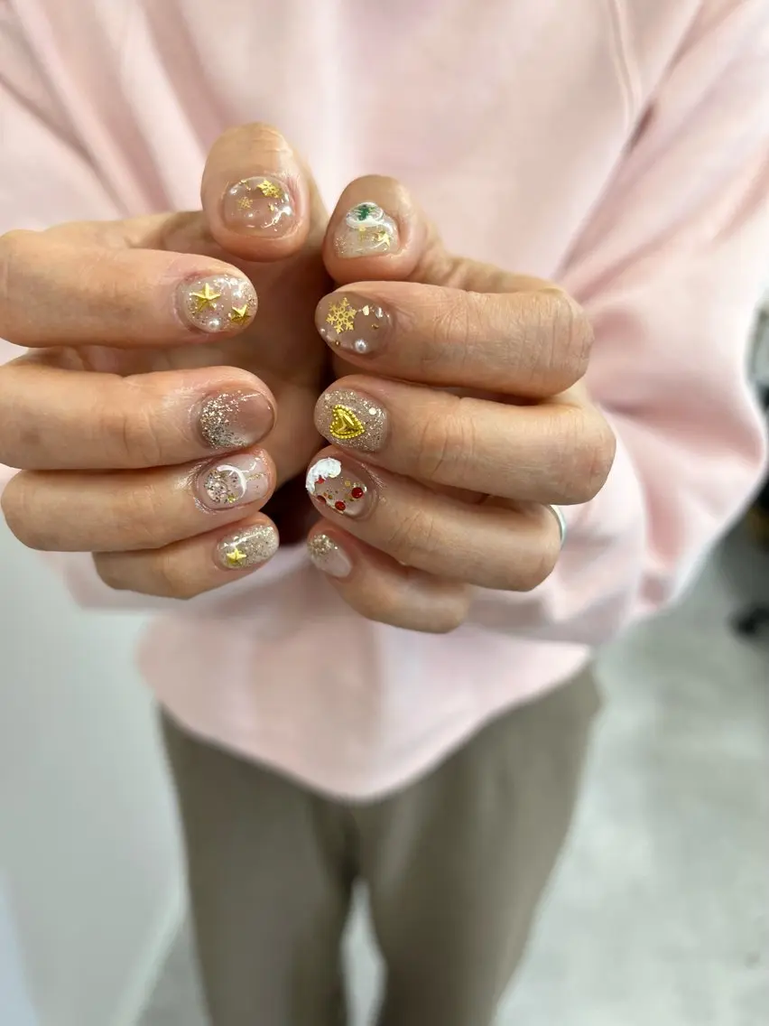 ネイル フレンチネイル ジェルネイル マグネットネイル ニュアンスネイル パラジェル ハンドネイル ハンドケア Bana_ Nailのネイルデザイン