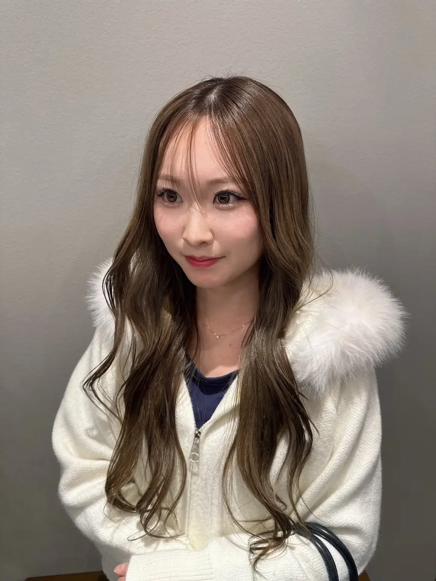 ロング カット ヘアカラー 艶カラー/カット/ あゆみ🎀のヘアスタイル