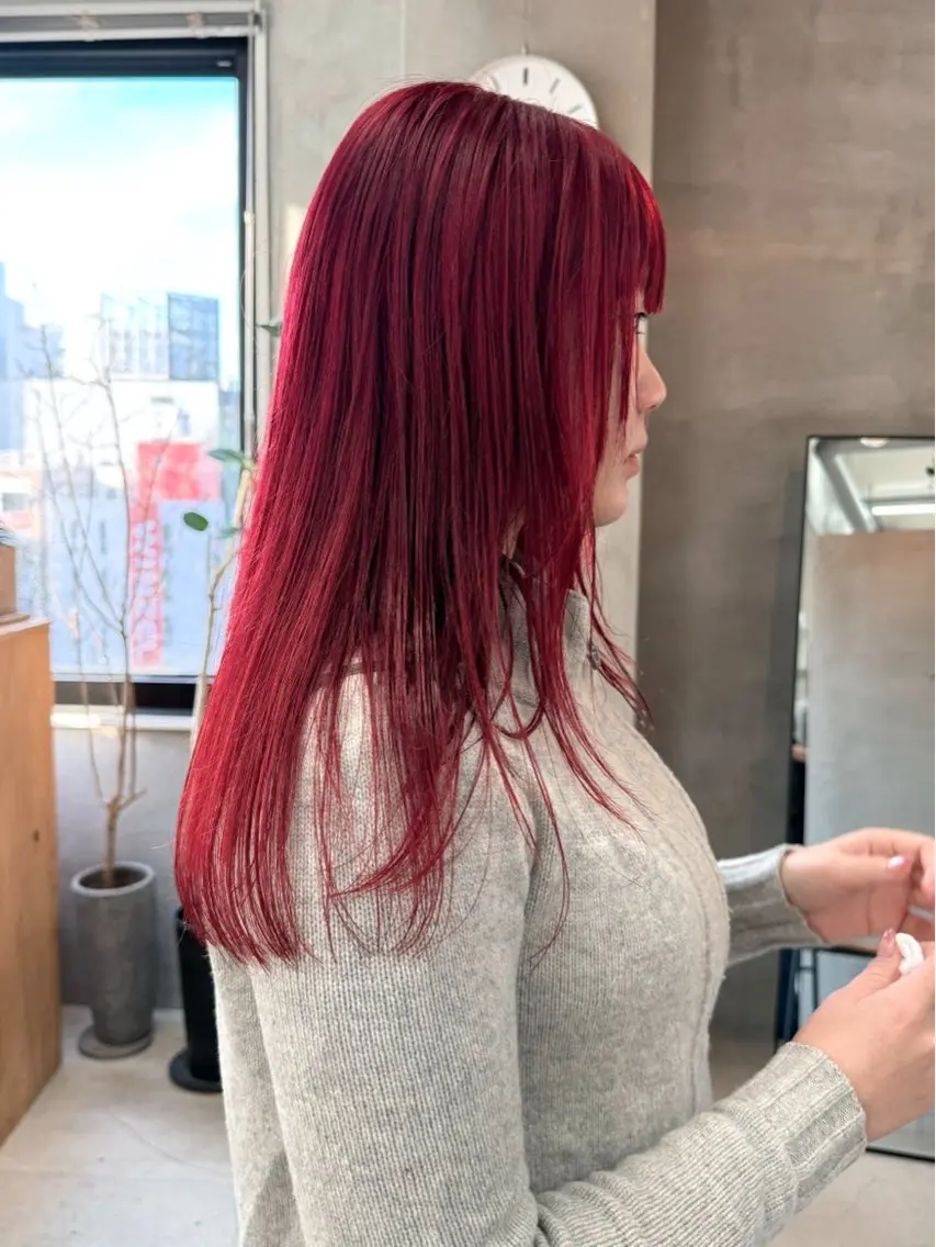 ショート カラー バイオレットカラー カット ヘアカラー トリートメント Kaito🐶 /デザイン/レイヤーのヘアスタイル