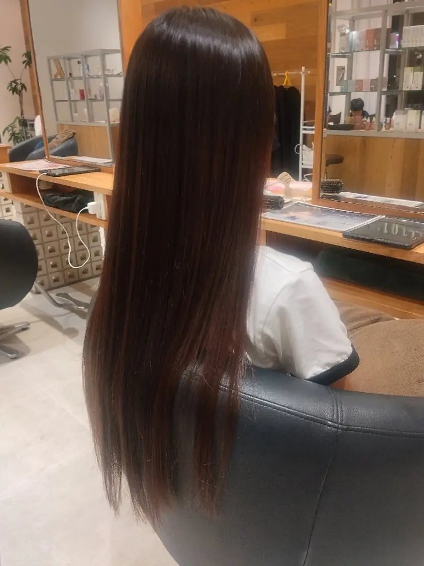 ロング 合田 美空のヘアスタイル