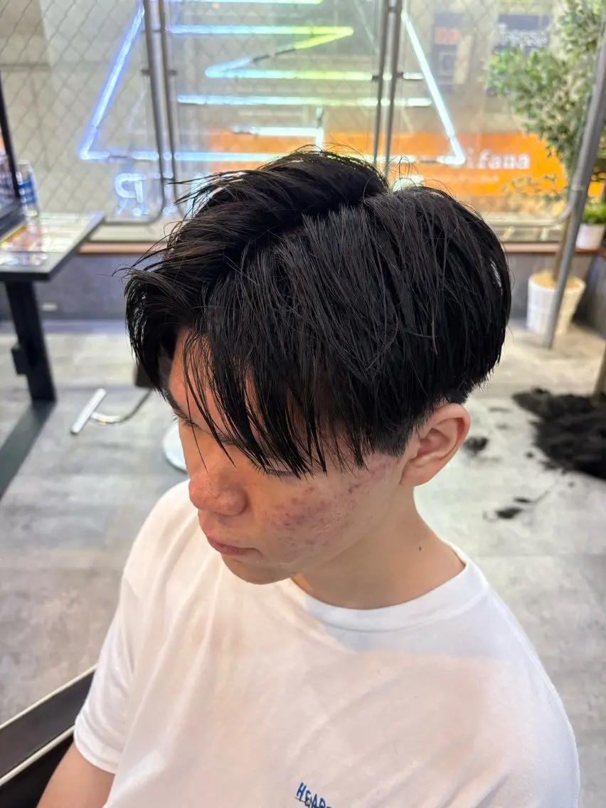 ミディアム りょうま⚡️新小岩 ニュアンスパーマのヘアスタイル