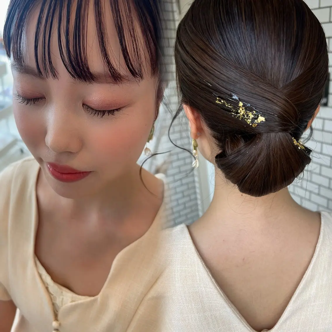 ヘアアレンジ ヘアセット 大人可愛いヘアメイク 💋🧚‍♀️しずかのヘアスタイル
