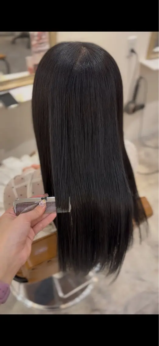 ロング 髪質改善 トリートメント カット ヘアカラー トリートメント 梅田/透明感カラー/ 顔周り/Noe🩰のヘアスタイル