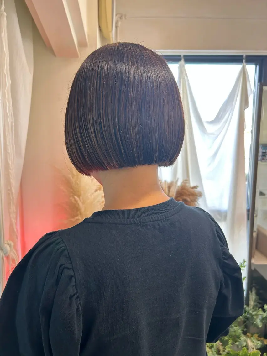 ミディアム カット RINKA 岡崎美容室のヘアスタイル