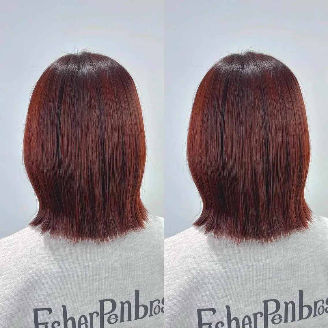ミディアム カラー カット ヘアカラー トリートメント オーガニックカラー/ 髪質改善/暗髪/ボブのヘアスタイル