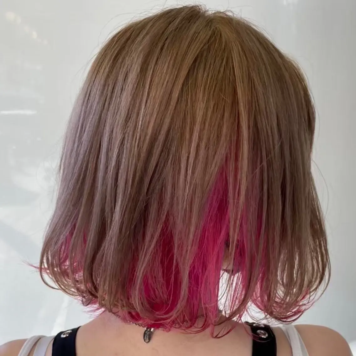 カラー ミディアム 縮毛矯正/ワンカラー モデル募集🫧羽夏のヘアスタイル