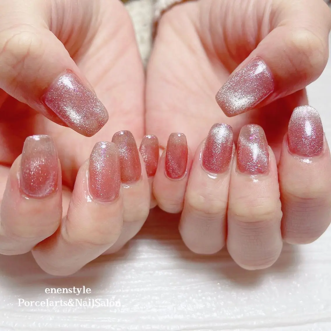 ミディアム ネイル 🐾enen style 🐾のネイルデザイン