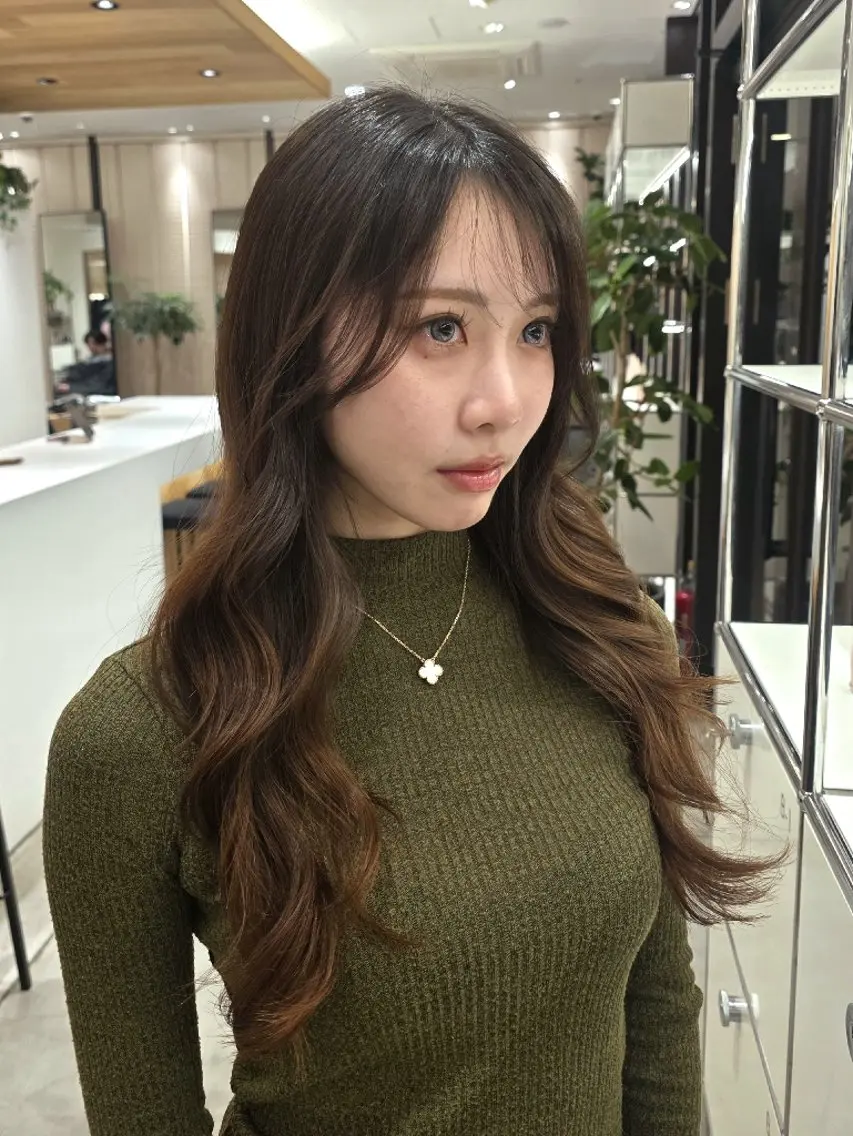 ロング カット トリートメント ✂髪質改善ストレート NO.1 深澤 颯斗のヘアスタイル
