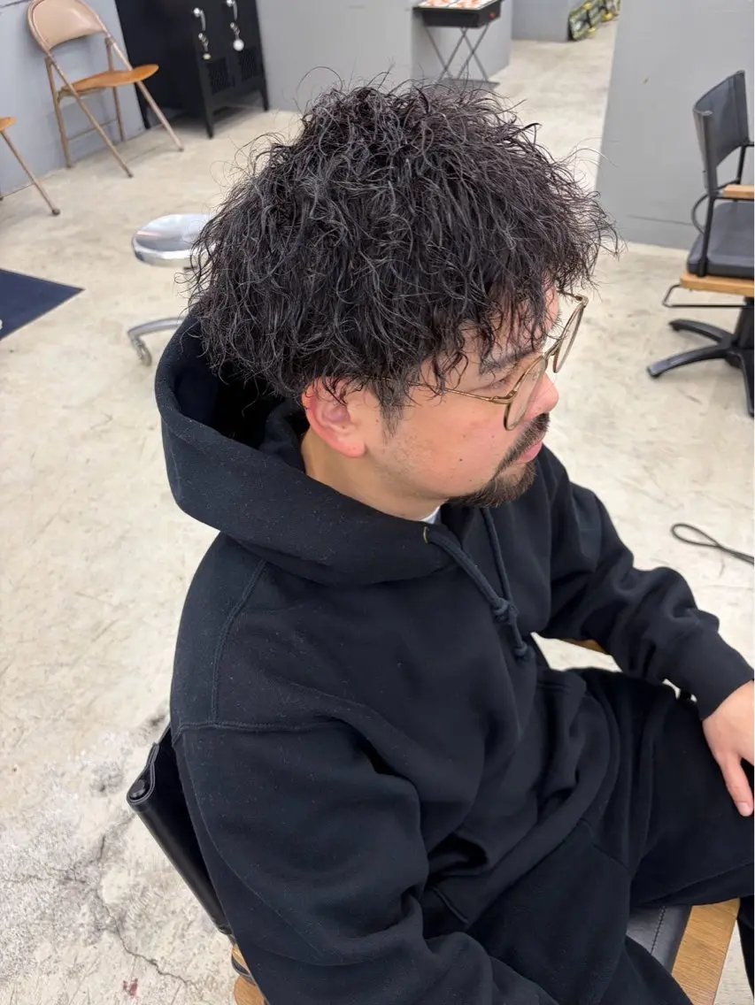 ショート パーマ メンズ メンズ専門サロン wokeのヘアスタイル