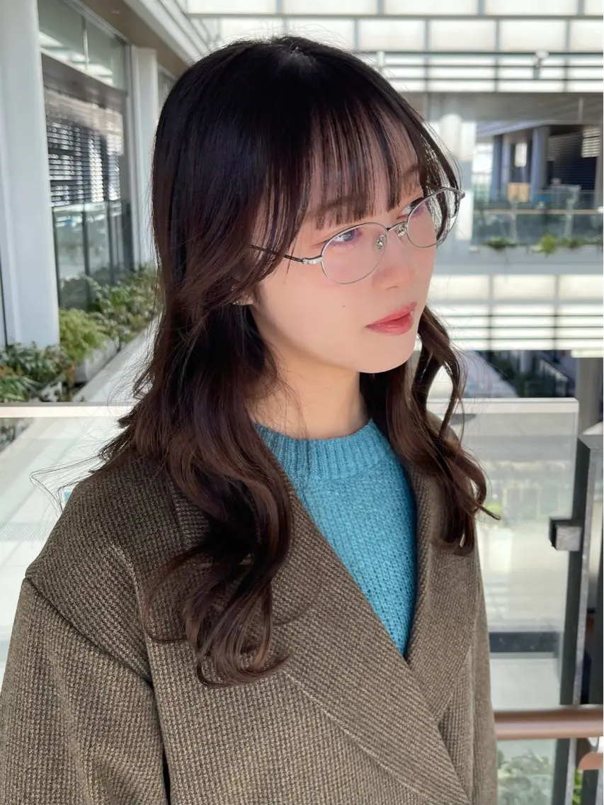 セミロング 園田 渉 ◤SHIKIO◢のヘアスタイル