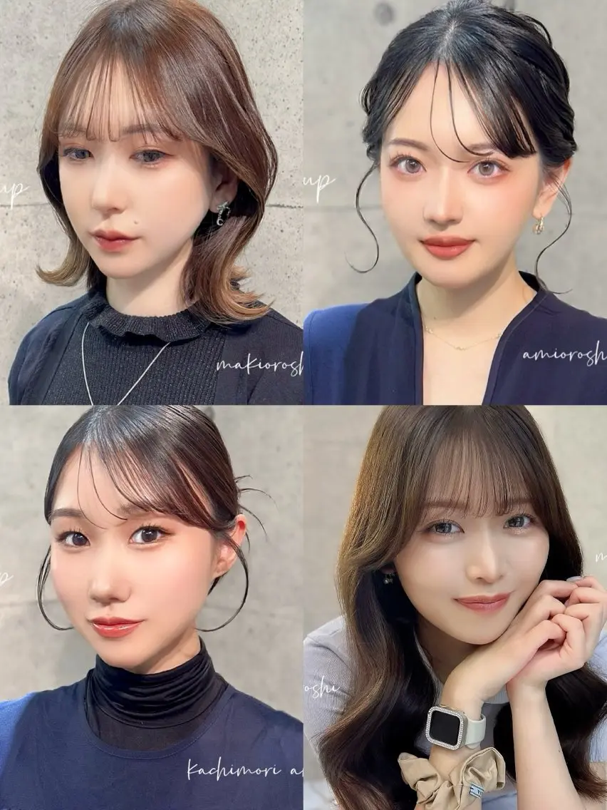 セミロング ヘアアレンジ ヘアセット ヘアメイク/髪質改善 🎀Moeri🎀のヘアスタイル