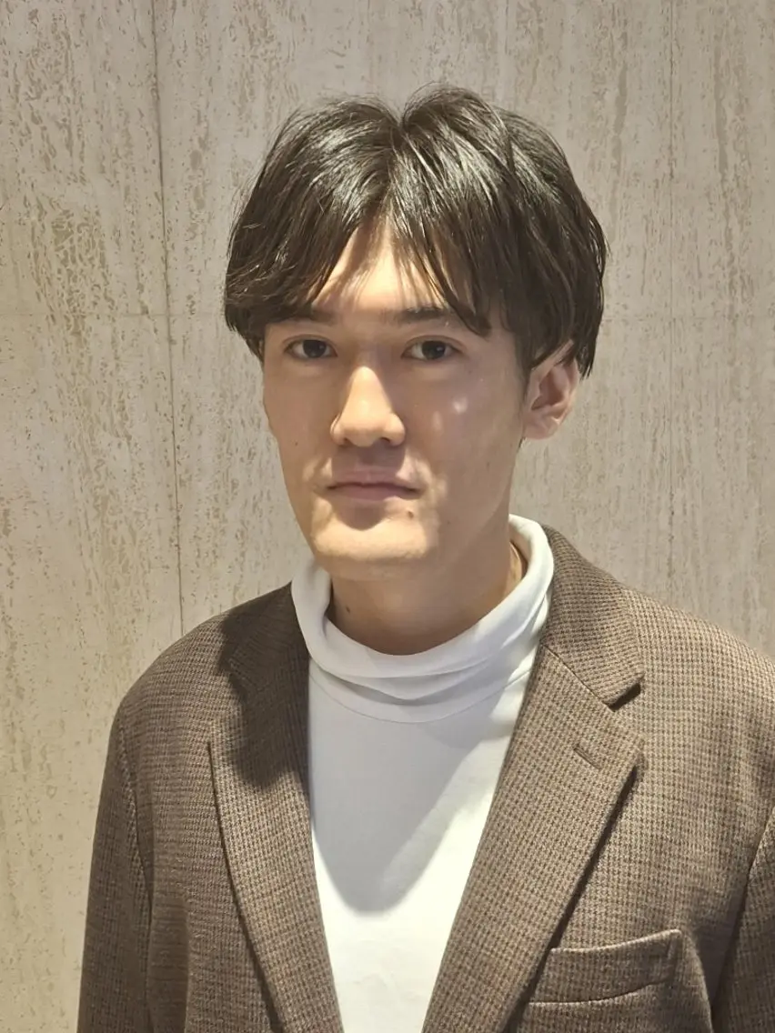 メンズ センターパート マッシュ 束感&韓国ヘア🐰 koumeiのヘアスタイル