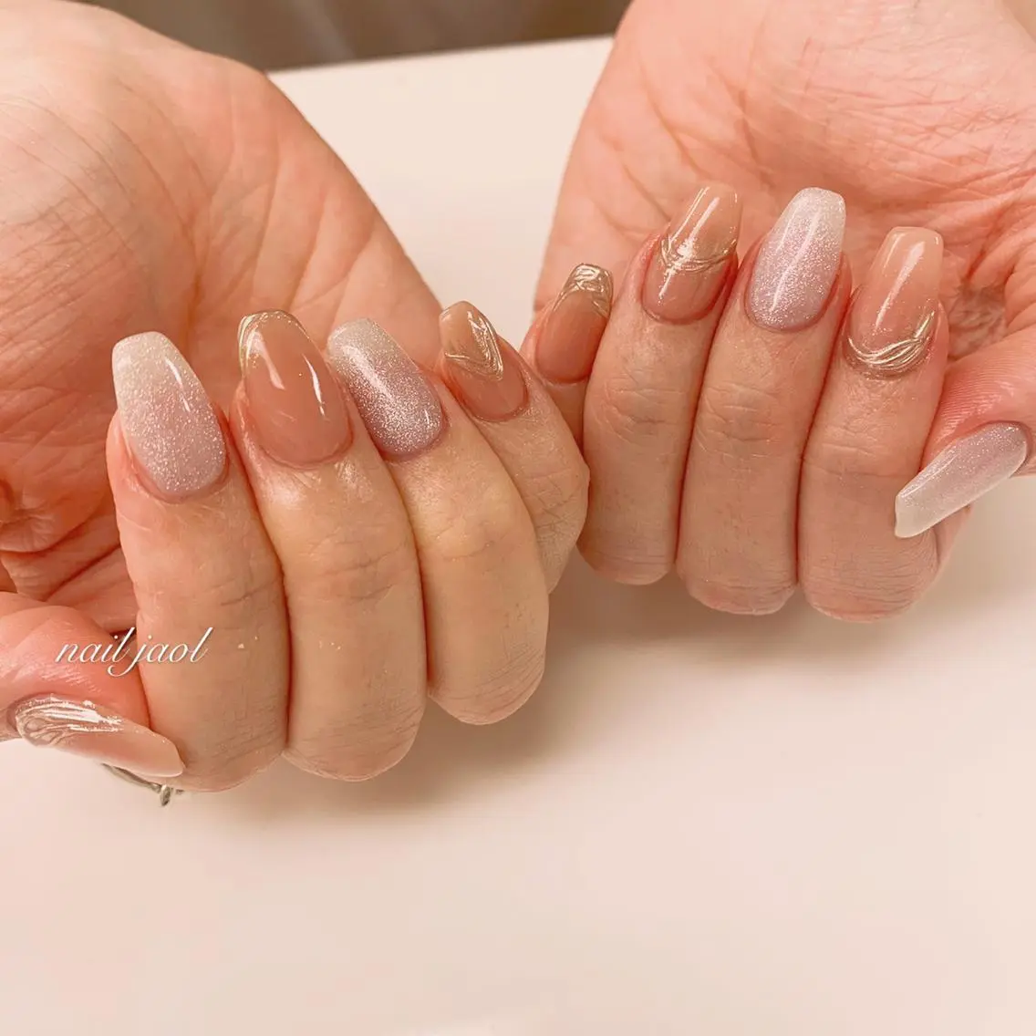 セミロング ネイルJaol 池袋のネイルデザイン