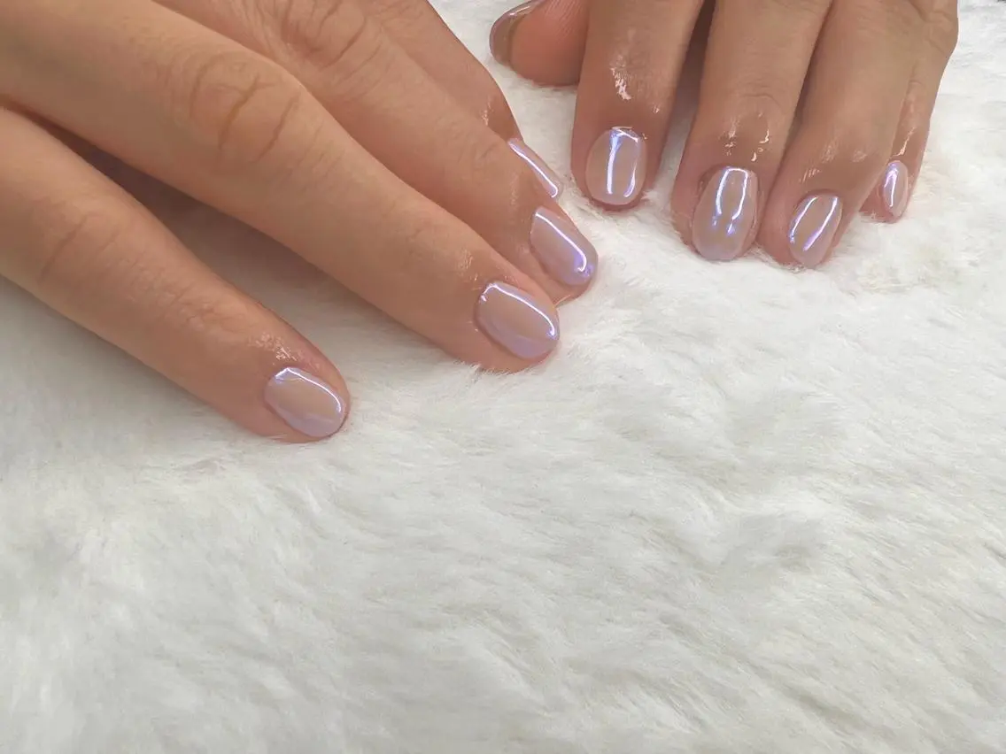 ネイル オーロラネイル ハンドネイル フットネイル ハンドケア Ri-e's nailのネイルデザイン