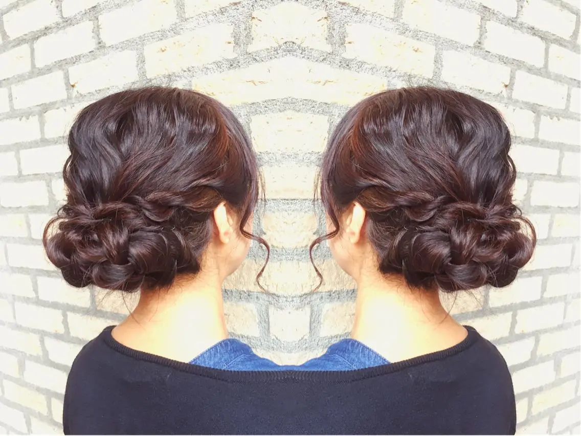 セミロング ヘアアレンジ ヘアセット 10/4〜産休菊池 栄里奈のヘアスタイル