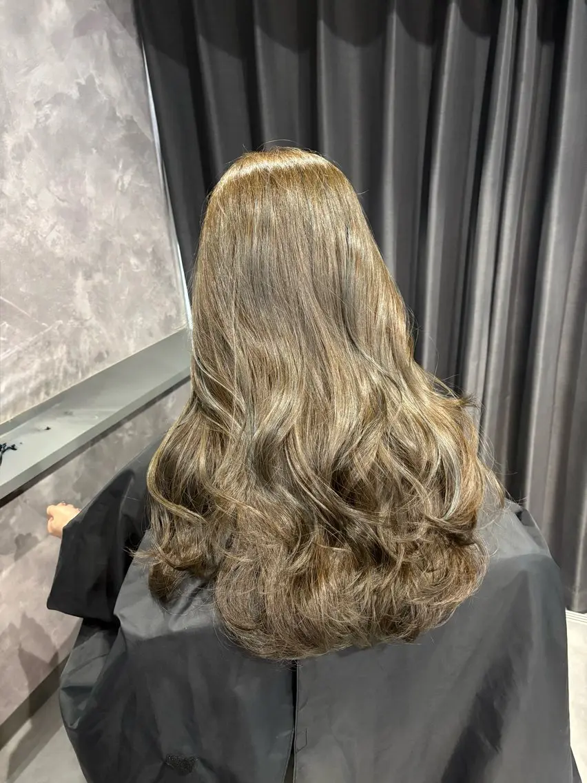 カラー 透明感カラー カット ヘアカラー トリートメント nameless miichiのヘアスタイル