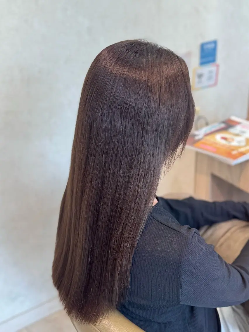 ロング カット ヘアカラー トリートメント 艶カラー×レイヤー 🪽maiのヘアスタイル
