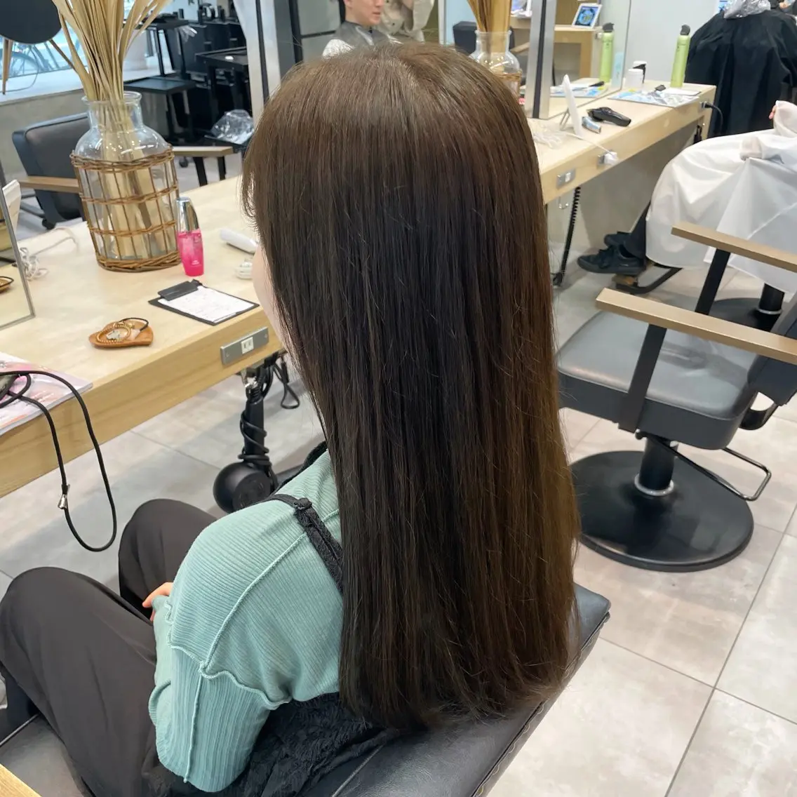 ロング カラー 透明感カラー×ヘア アレンジ🪽しおりのヘアスタイル