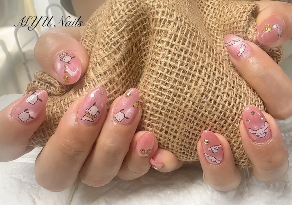 ネイル ジェルネイル 持ち込み ニュアンスネイル ワンカラーネイル パラジェル ハンドネイル ニュアンスネイル🌈 MYU Nailsのネイルデザイン