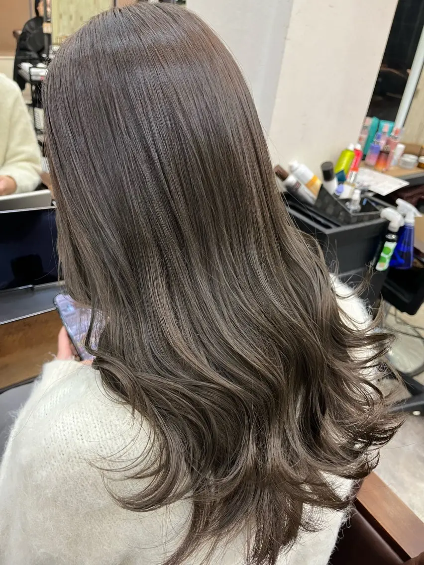 【🎉ご褒美プラン×艶髪革命🎉】アディクシー/スロウカラー+TOKIO5ステップ酸熱Tr💐💐の写真