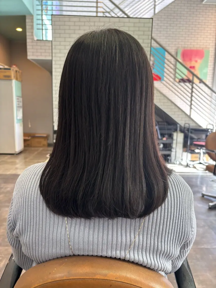 ロング 顔周りカット レイヤーカット ロング 🫧古田 穂香🫧カットモデルのヘアスタイル