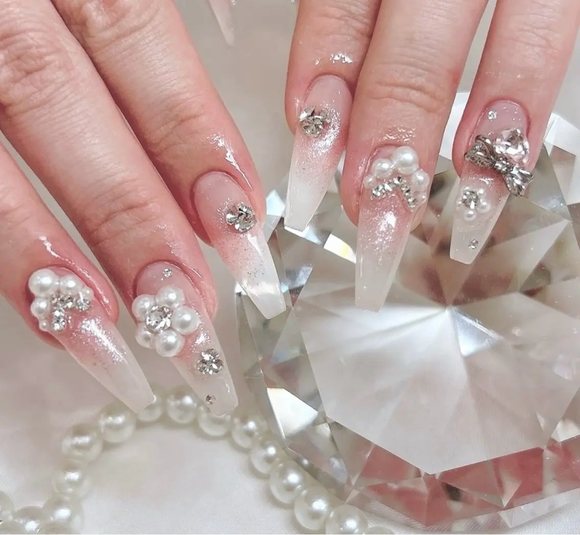 ネイル 長さ出し Mi nailsのネイルデザイン