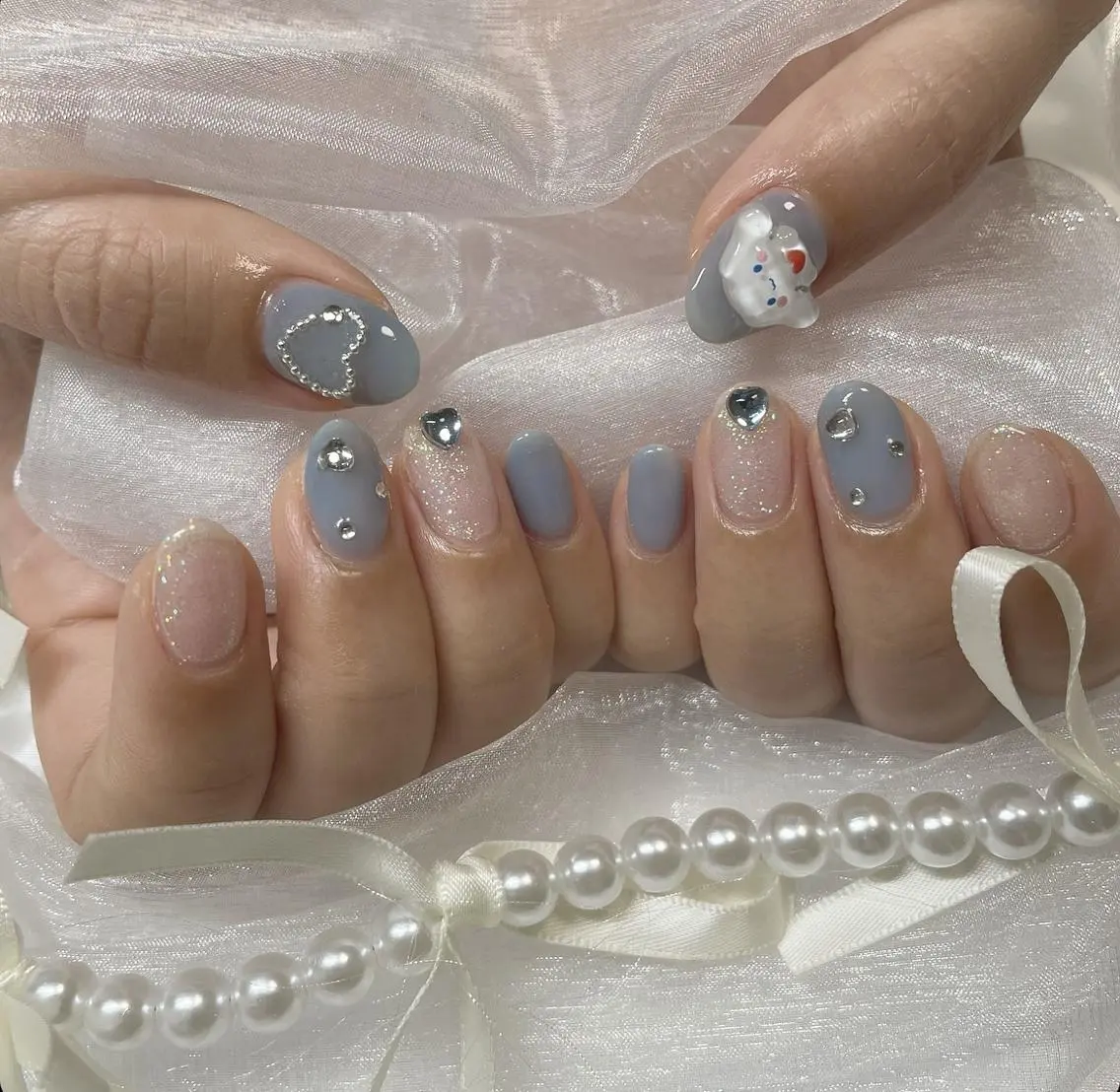 ネイル ジェルネイル 韓国ネイル 持ち込み ワンカラーネイル ワンホンネイル ハンドネイル fiore nail 🦋のネイルデザイン