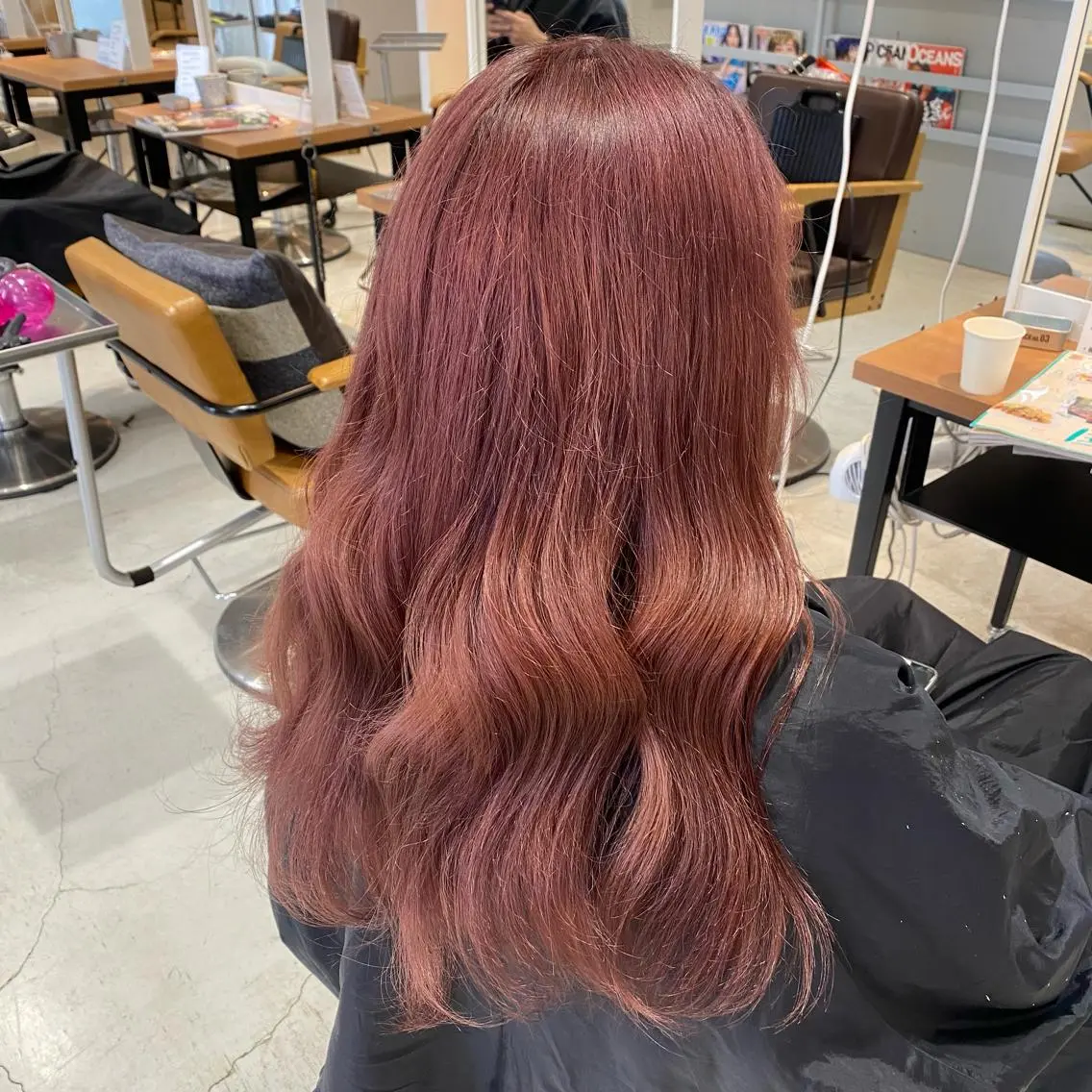 ロング カラー カット トリートメント 韓国・網紅style 🦋HONOKA🦋のヘアスタイル