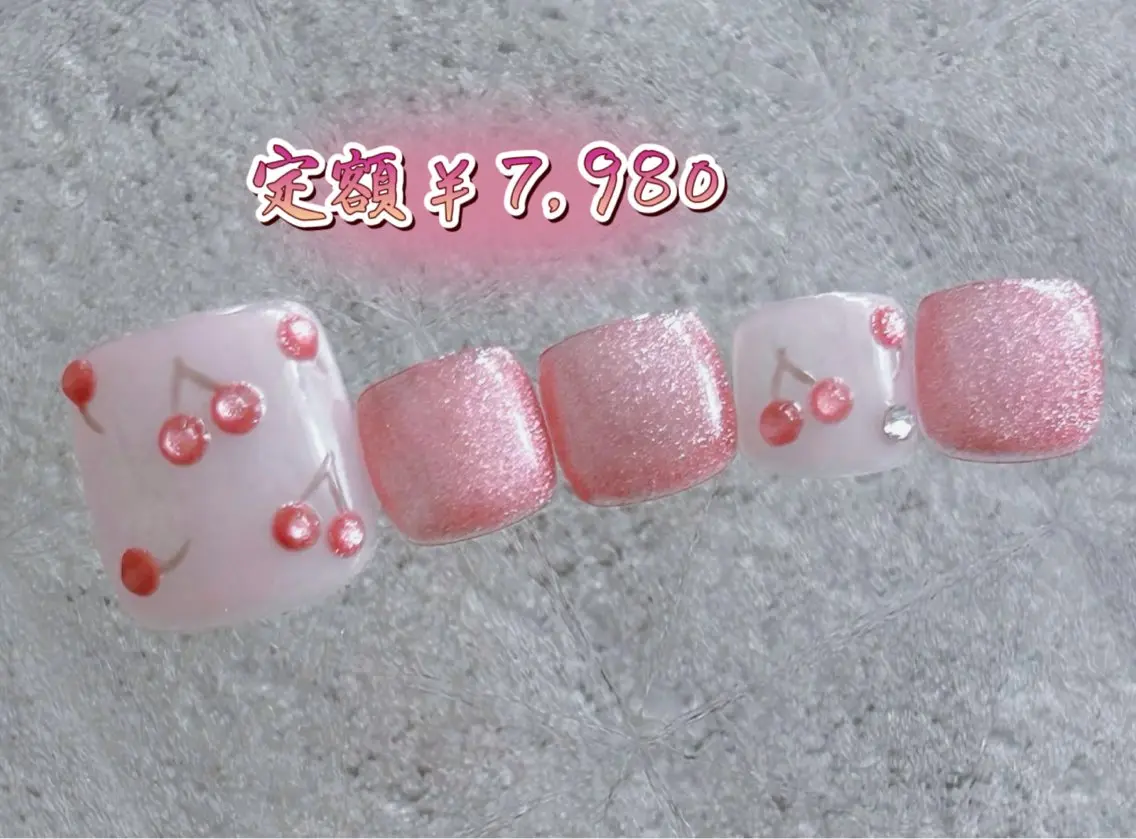ネイル フットネイル ラベンダー💖日暮里 ルル💖ネイルのネイルデザイン