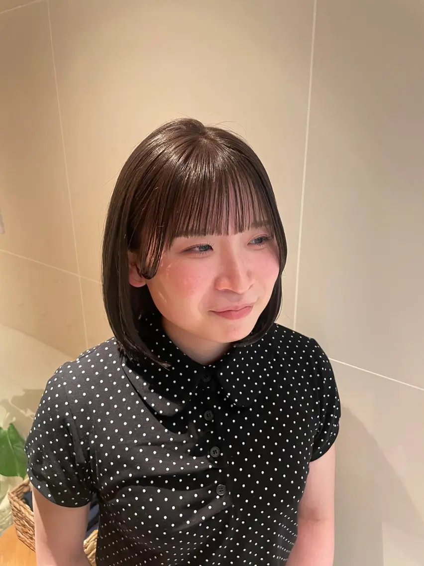 ショート カラー パーマ 透明感カラー カット ヘアカラー 縮毛矯正 縮毛矯正/レイヤー 🌙児玉光瑠のヘアスタイル