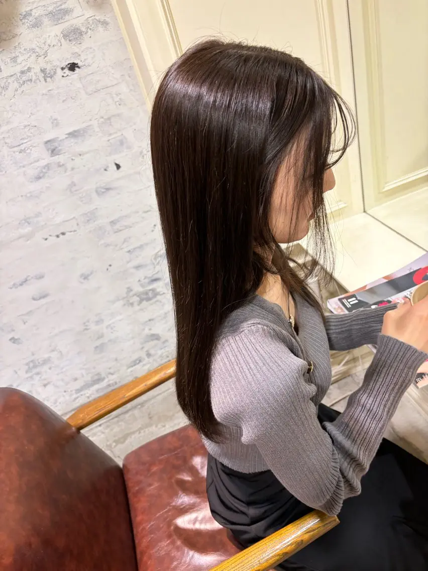 ロング ヘアカラー トリートメント 《ro-ro》 みゆのヘアスタイル