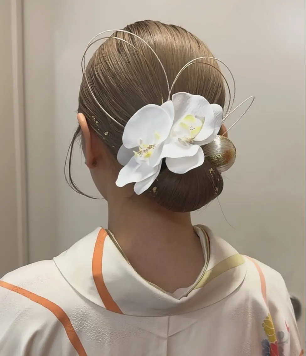 ミディアム カラー パーマ ヘアアレンジ メンズ 心斎橋美容室 Junのヘアスタイル