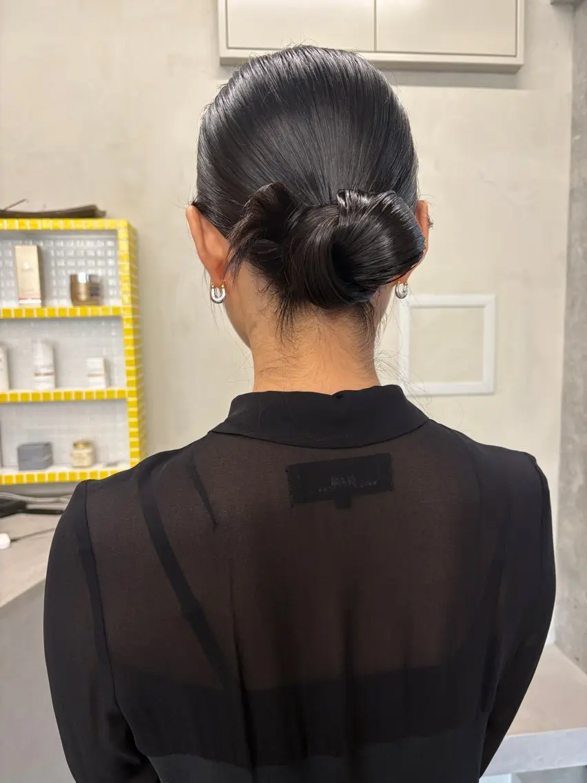 セミロング ヘアアレンジ ヘアセット yuuna/ ハッシュカット🎀のヘアスタイル