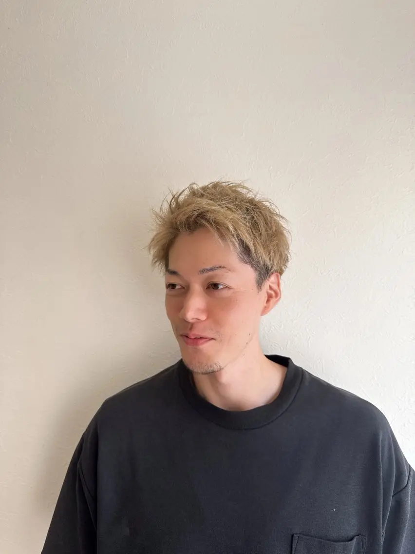 ショート カラー メンズ Rayt hair レイトヘアーのヘアスタイル