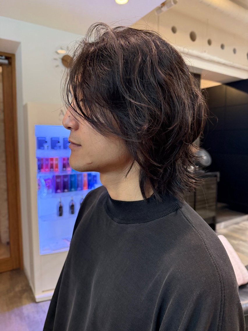 ミディアム 浜田 美来のヘアスタイル