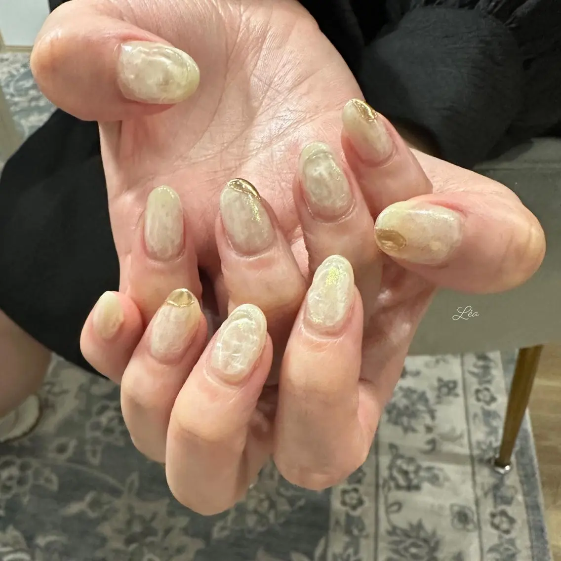 ネイル ジェルネイル パラジェル Léa nailのネイルデザイン